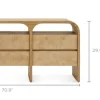 Discount Crescent 6-Drawer Dresser Dressers & Chest Of Drawers|Dressers & Chest Of Drawers