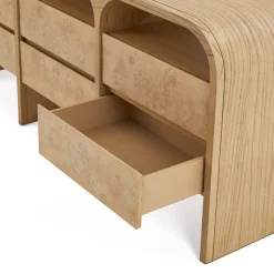 Discount Crescent 6-Drawer Dresser Dressers & Chest Of Drawers|Dressers & Chest Of Drawers