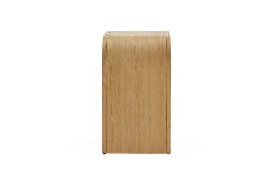 Best Crescent 2-Drawer Nightstand Small Bedroom Furniture|Nightstands & Bedside Tables