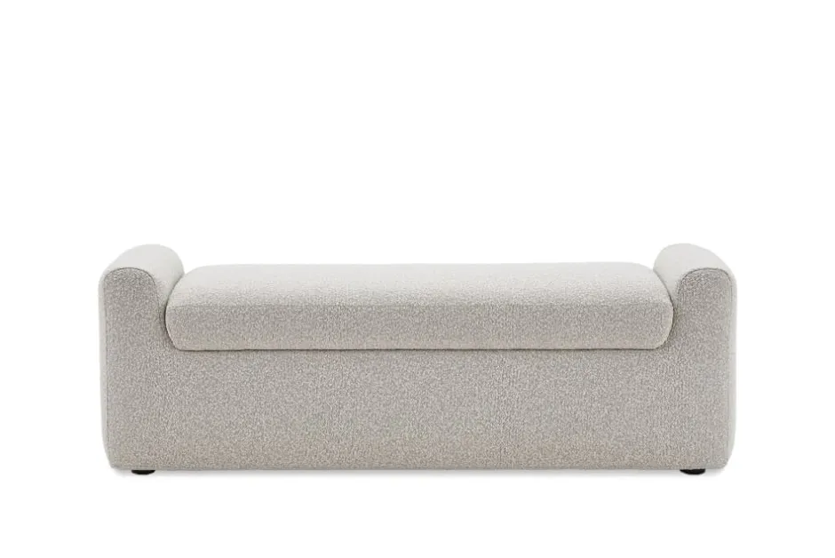 Sale Dakota Performance Bouclé Storage Bench Small Bedroom Furniture|Bedroom Benches