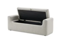 Sale Dakota Performance Bouclé Storage Bench Small Bedroom Furniture|Bedroom Benches