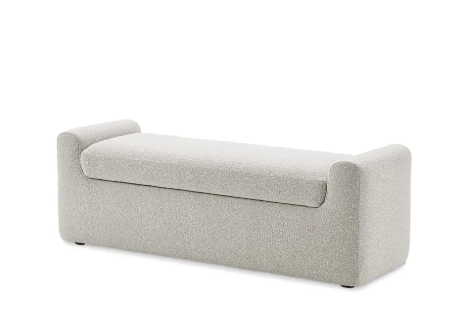 Sale Dakota Performance Bouclé Storage Bench Small Bedroom Furniture|Bedroom Benches