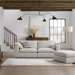 New Dawson 3 Seater Sofa with Ottoman Living Room Sets|Living Room Sets