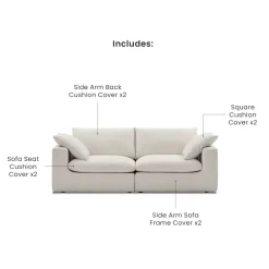 New Dawson Combination Sofa Cover Sofa And Bed Covers