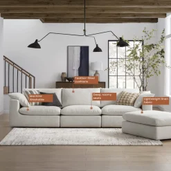 Discount Dawson Extended Sofa 3 Seater Sofas