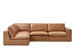 Discount Dawson Leather Chaise Sectional Sofa Leather Sofas|Sectional Sofas