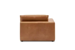 Discount Dawson Leather Left Arm Sofa Armchairs And Accent Chairs|Leather Sofas