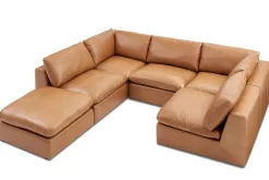Hot Dawson Leather Pit-Sectional Sofa Leather Sofas|Sectional Sofas