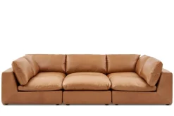 Hot Dawson Leather Pit-Sectional Sofa Leather Sofas|Sectional Sofas
