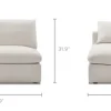 New Dawson Left Arm Sofa Armchairs And Accent Chairs|Modular Sofas