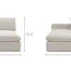 Best Dawson Left Wide Chaise Modular Sofas|Loveseats