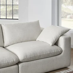 Best Dawson L-Shape Sectional Sofa with Ottoman Living Room Sets|Living Room Sets