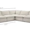 Discount Dawson L-Shape Sectional Sofa Sectional Sofas