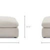 Clearance Dawson Ottoman Footstools, Ottomans & Poufs