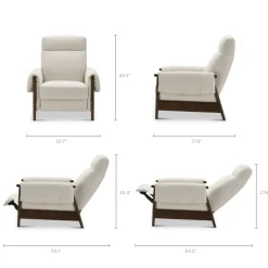 Fashion Dean Performance Fabric Recliner Armchair Armchairs And Accent Chairs