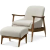 Best Desmond Armchair with Ottoman Armchairs And Accent Chairs|Living Room Sets