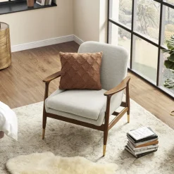 Best Desmond Armchair with Ottoman Armchairs And Accent Chairs|Living Room Sets
