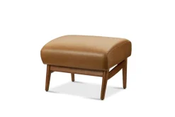 New Desmond Leather Ottoman Footstools, Ottomans & Poufs|Leather Sofas
