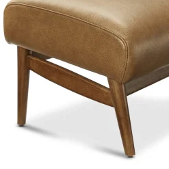 New Desmond Leather Ottoman Footstools, Ottomans & Poufs|Leather Sofas