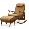 Hot Desmond Rocking Armchair with Ottoman Living Room Sets|Living Room Sets