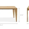 New Dillon Extendable Dining Table, 74.8" - 110.2" Dining Tables