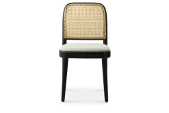 New Edith Cane Chair, Black Dining Chairs