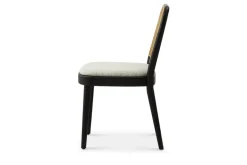 New Edith Cane Chair, Black Dining Chairs