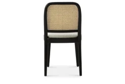 New Edith Cane Chair, Black Dining Chairs