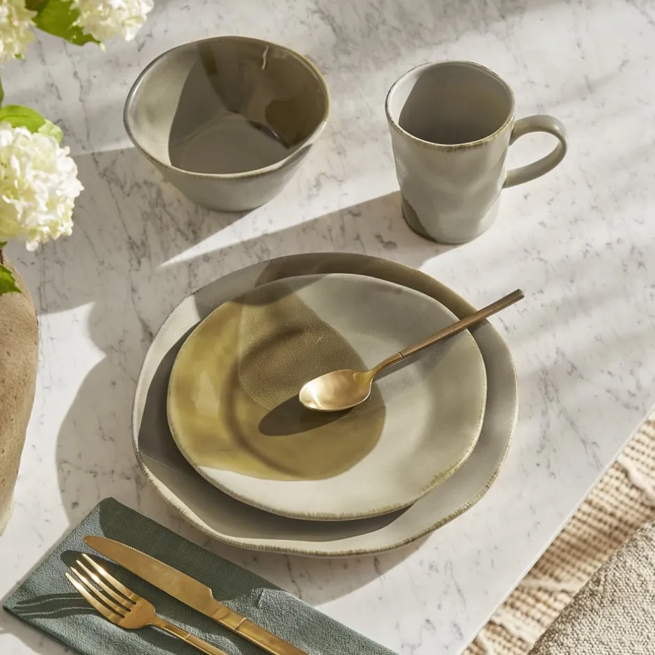Outlet Eleanor 4-Piece Dinnerware Set Tableware|Small Dining Room Furniture