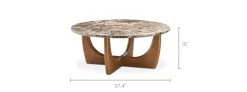 Best Elio Marble Round Coffee Table Coffee Tables