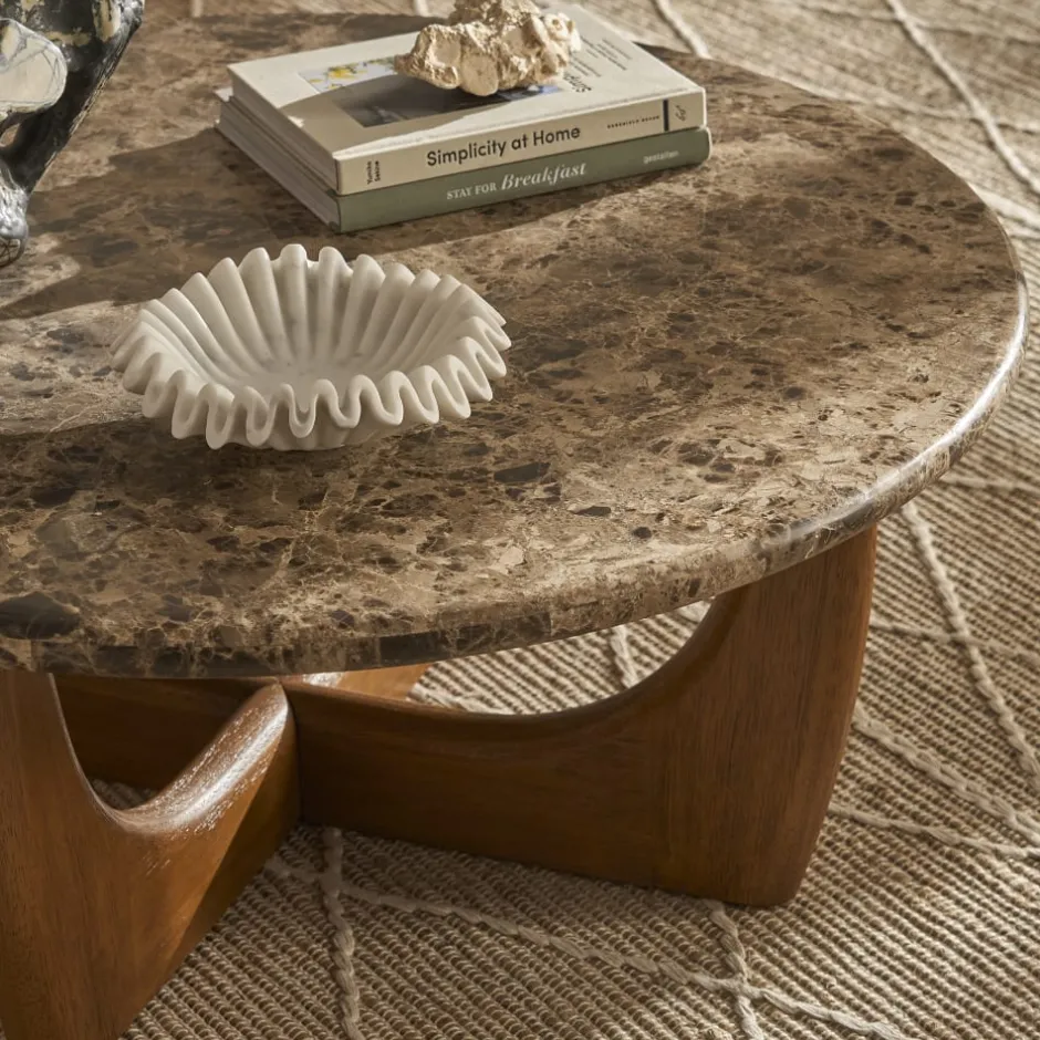 Best Elio Marble Round Coffee Table Coffee Tables