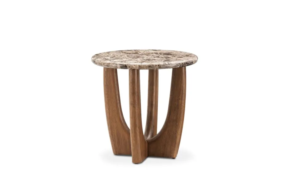Best Elio Marble Round Side Table Side Tables|Small Living Room Furniture