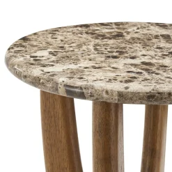 Best Elio Marble Round Side Table Side Tables|Small Living Room Furniture