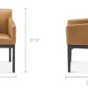 Sale Elliot Leather Dining Arm Chair Dining Chairs|Small Dining Room Furniture