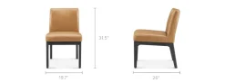 Sale Elliot Leather Dining Chair Dining Chairs|Small Dining Room Furniture
