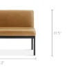 Sale Elliot Leather Left Banquette Bench Benches