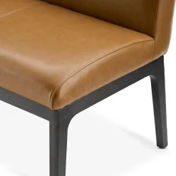 Outlet Elliot Leather L-Shape Banquette Benches|Small Dining Room Furniture