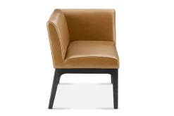 Outlet Elliot Leather Right Banquette Bench Benches|Small Dining Room Furniture