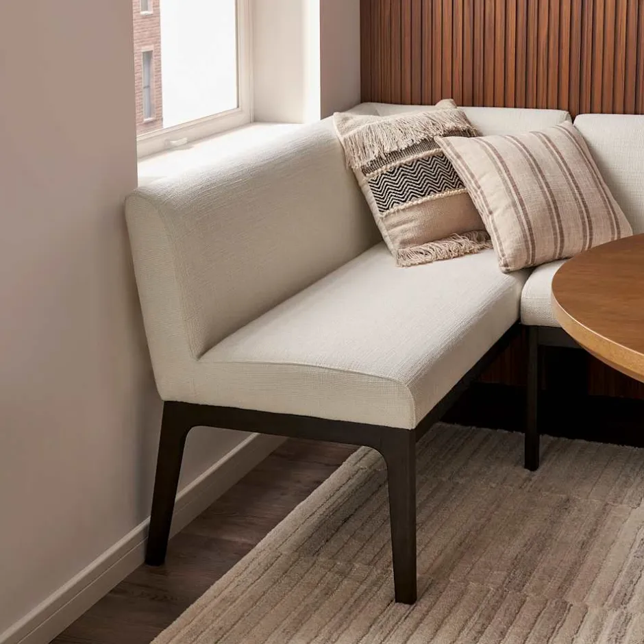 Sale Elliot Performance Fabric L-Shape Banquette Benches|Small Dining Room Furniture
