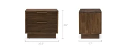 Clearance Emery Nightstand Nightstands & Bedside Tables|Side Tables