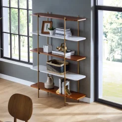 New Esther Bookshelf, Tall Small Space Storage|Shelves & Bookcases