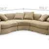 Clearance Fable Leather Sectional Sofa Leather Sofas|Sectional Sofas