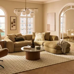 Fashion Fable Leather Side Ottoman Footstools, Ottomans & Poufs|Leather Sofas