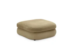 Fashion Fable Leather Side Ottoman Footstools, Ottomans & Poufs|Leather Sofas