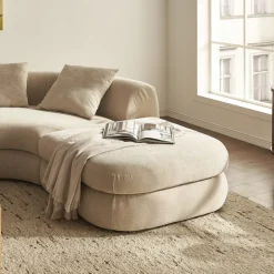 Sale Fable Performance Fabric Side Ottoman Footstools, Ottomans & Poufs