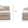 Outlet Fable Performance Fabric Left Arm Sofa Armchairs And Accent Chairs|Modular Sofas