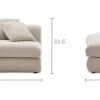 New Fable Performance Fabric Left Chaise Modular Sofas|Loveseats