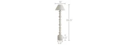 Clearance Faro Sculptural Floor Lamp Lighting And Lamps|Small Bedroom Furniture