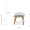 New Gable High Armchair & Ottoman Set Armchairs And Accent Chairs|Living Room Sets