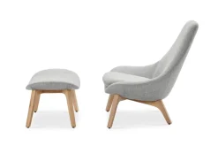 New Gable High Armchair & Ottoman Set Armchairs And Accent Chairs|Living Room Sets